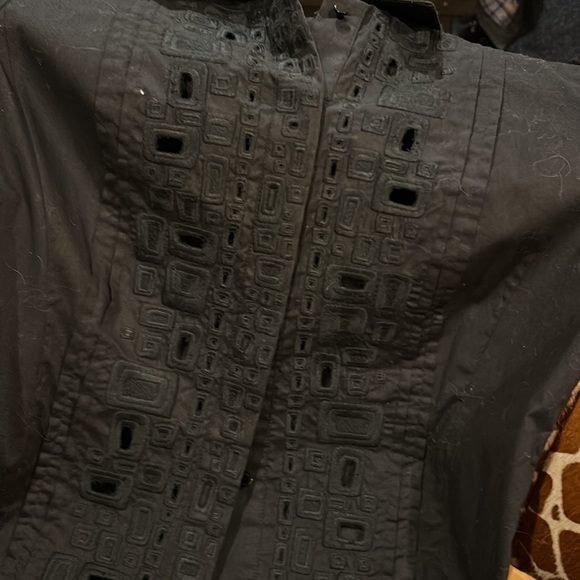 Catherine Malandrino button down Spanish style shirt - Picture 3 of 13